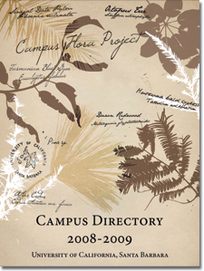 2008-2009 UCSB Campus Directory cover